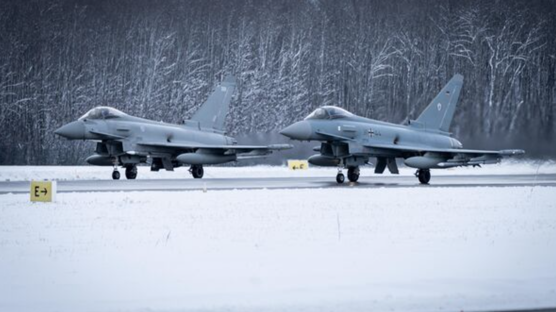 UK and German Eurofighters Intercept First Russian Aircraft in Joint Baltic Air Policing Mission
